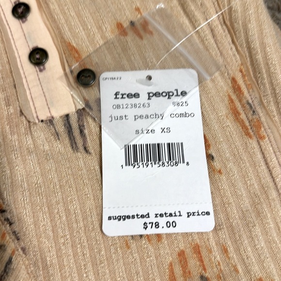 FREE PEOPLE TOP FP ‘LAYER ME HENLEY’ - Picture 3 of 10